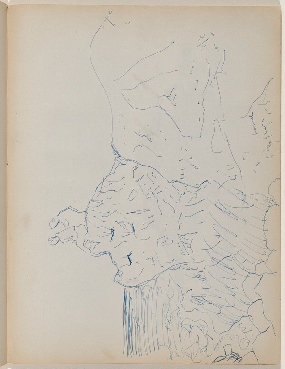 Two Figures Seated on the Rocks by Milton Avery