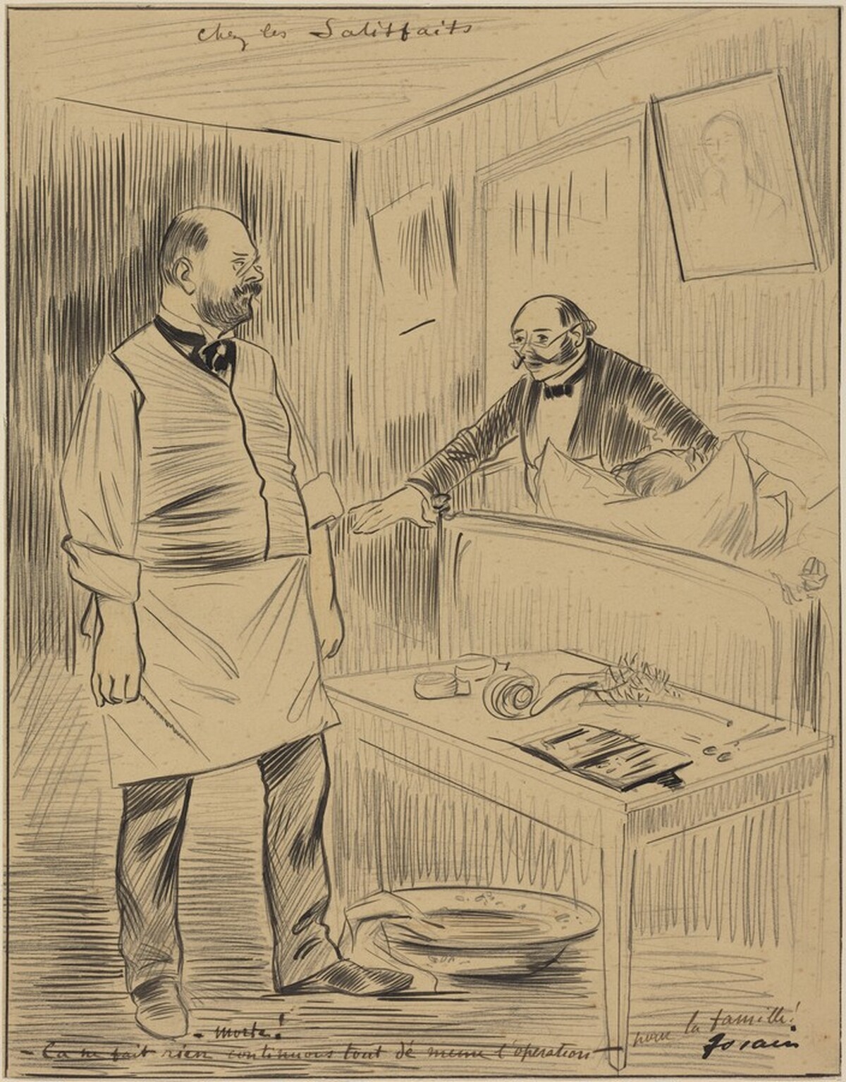 Chez les Satisfaits by Jean-Louis Forain