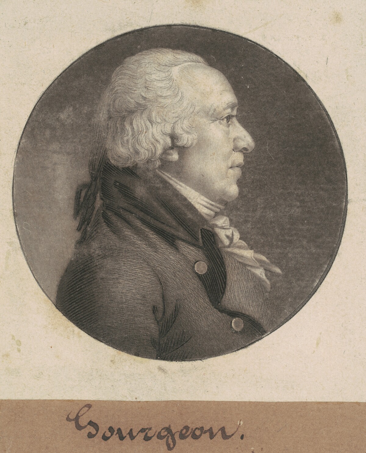 Gourgeon by Charles B. J. Févret de Saint-Mémin