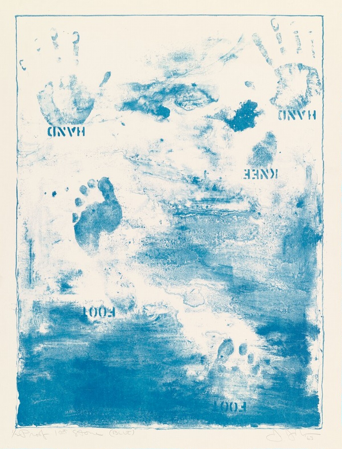 Pinion [trial proof] by Jasper Johns