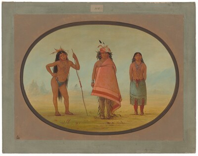 Cochimtee Chief, His Wife, and a Warrior