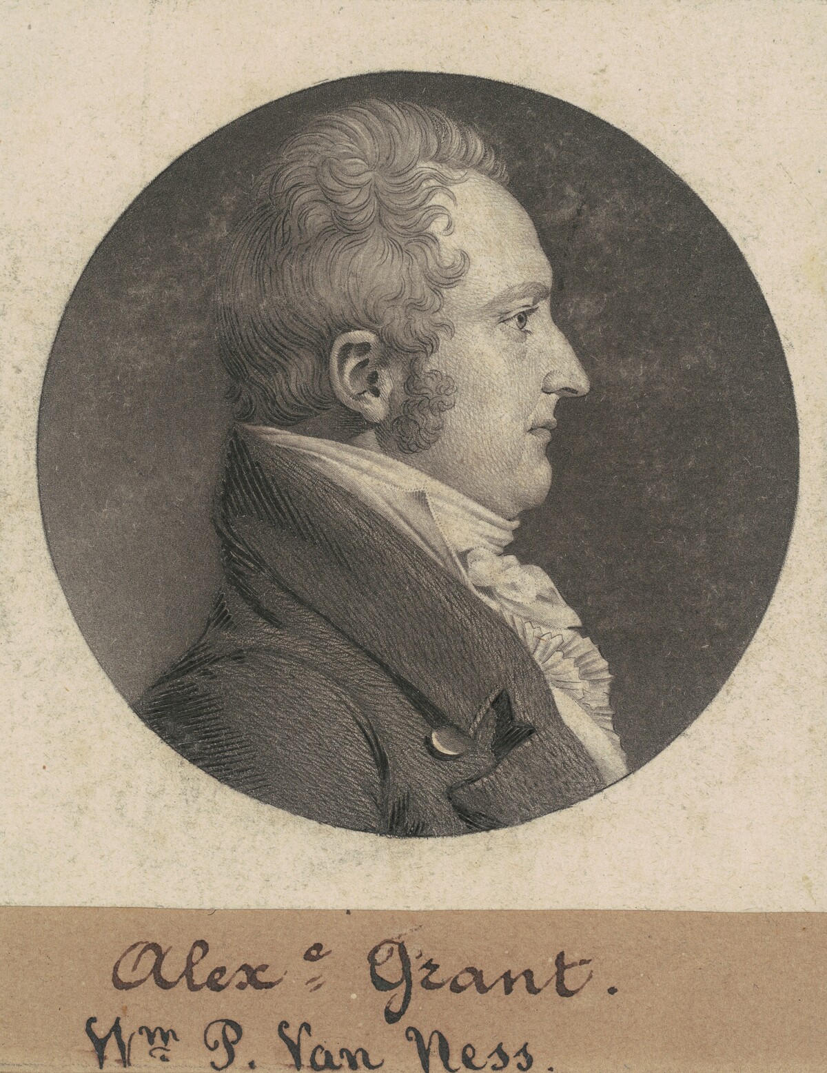 William Peter Van Ness by Charles B. J. Févret de Saint-Mémin