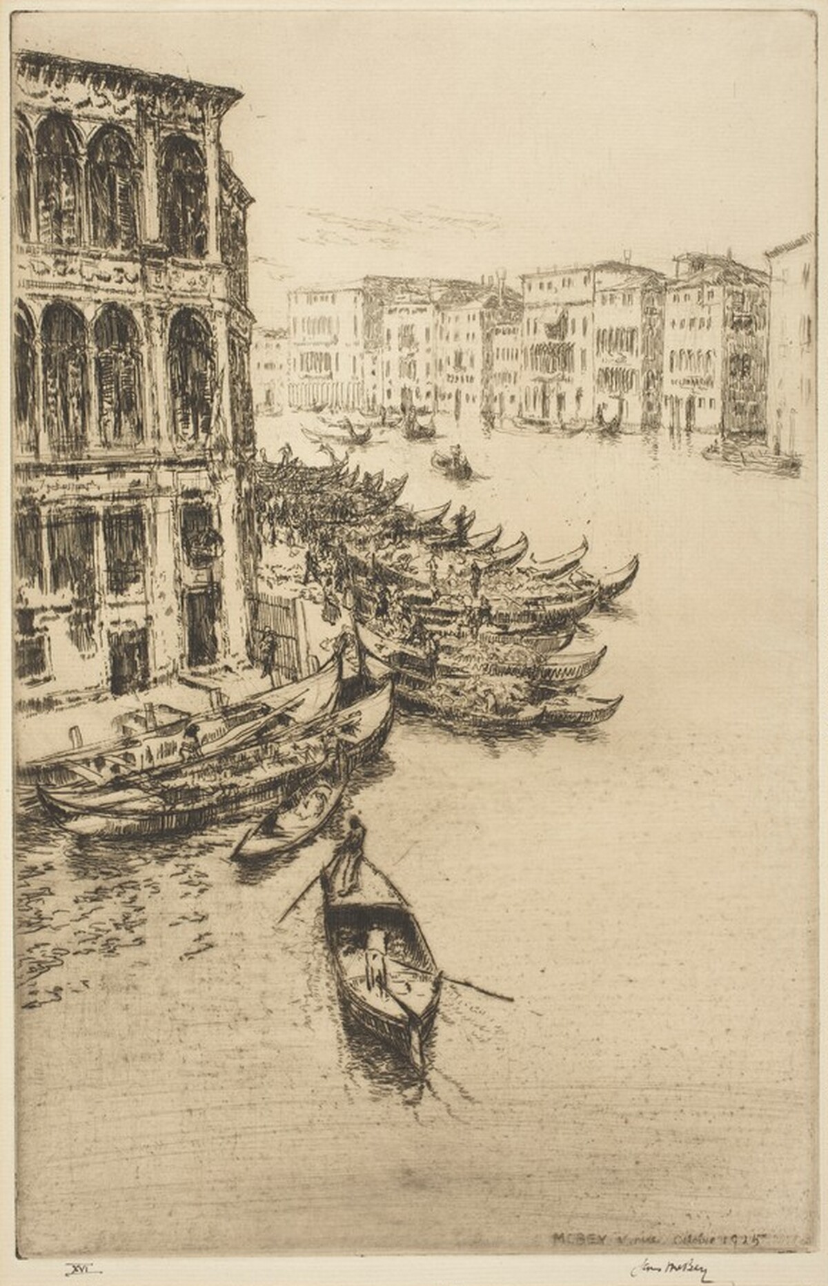 Palazzo dei Cammerlenghi by James McBey