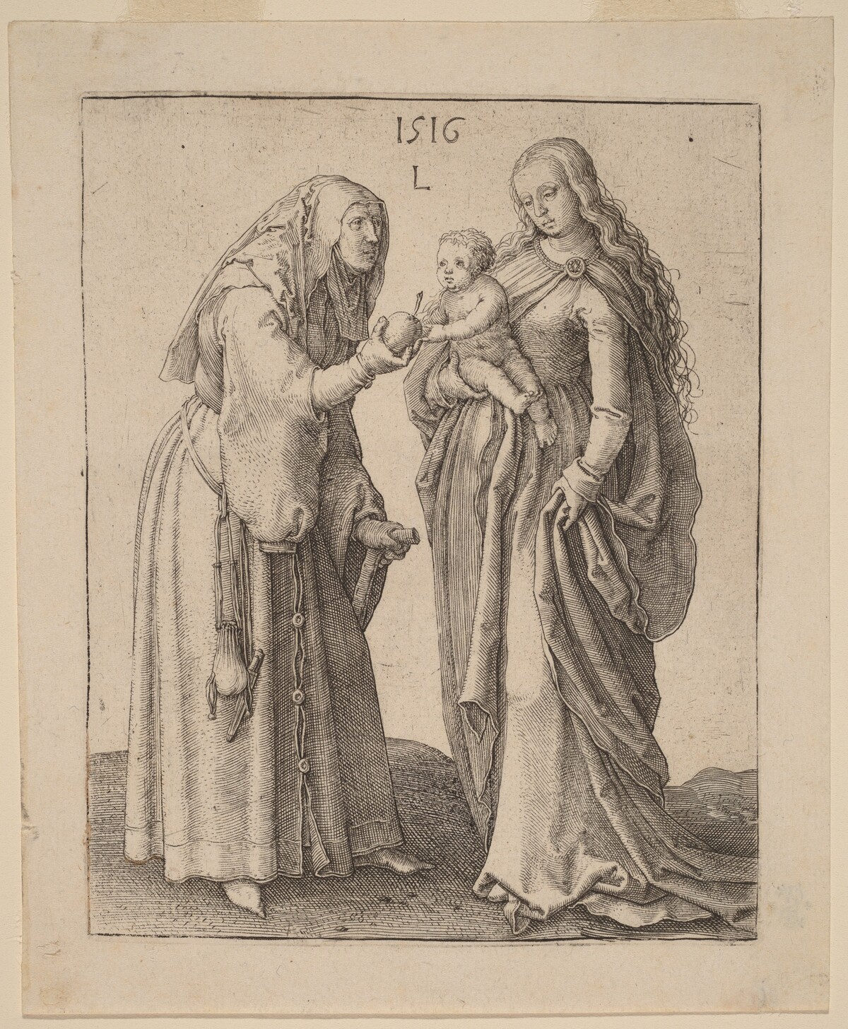 The Virgin and Saint Anna by Lucas van Leyden