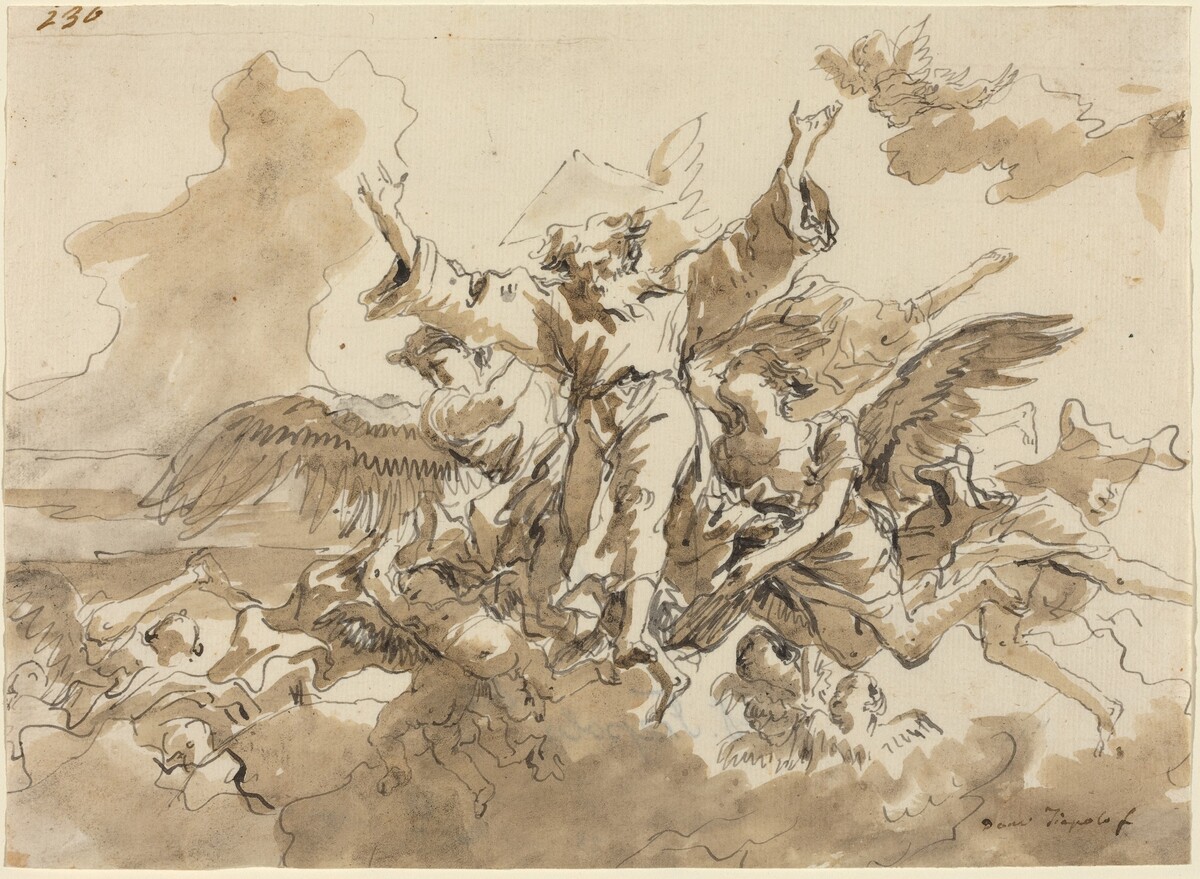 Creation of the Universe by Giovanni Domenico Tiepolo