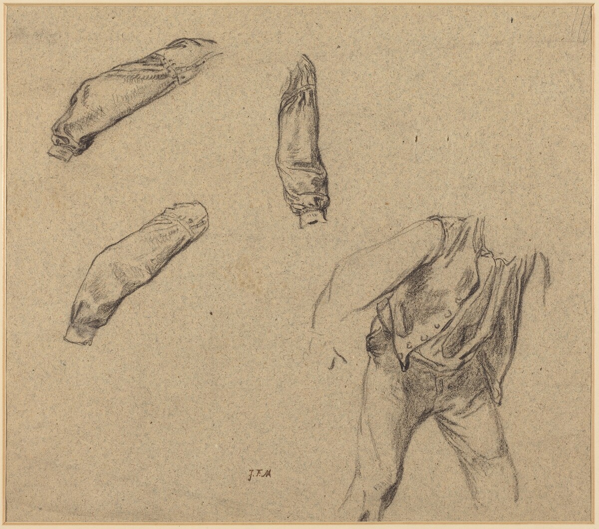 Costume Studies by Jean-François Millet