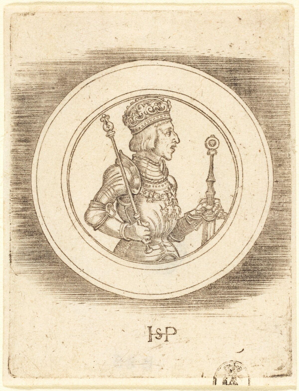 Medal of King Ferdinand of Hungary and Bohemia by Sebald Beham