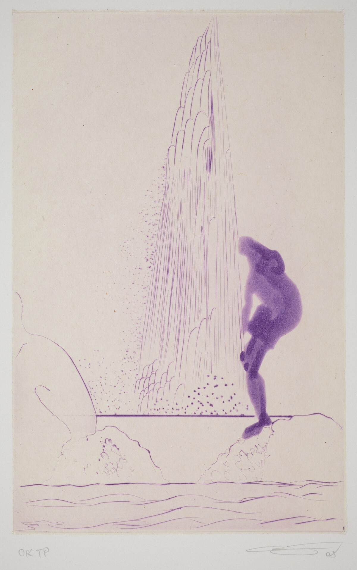 Rainbow - Violet Narcissus by Chris Ofili