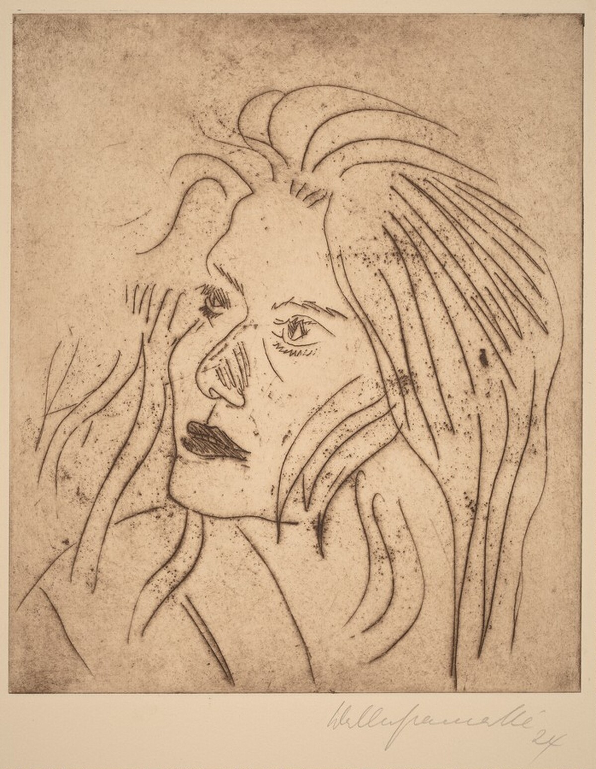 La Amable by Walter Gramatté
