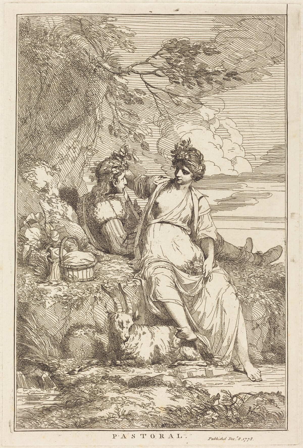 Pastoral by John Hamilton Mortimer