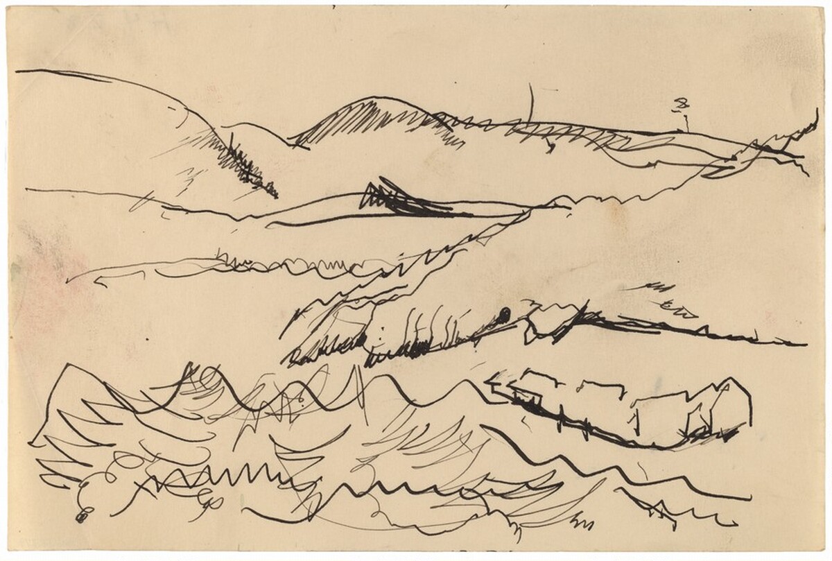Mountainous Landscape by Mark Rothko