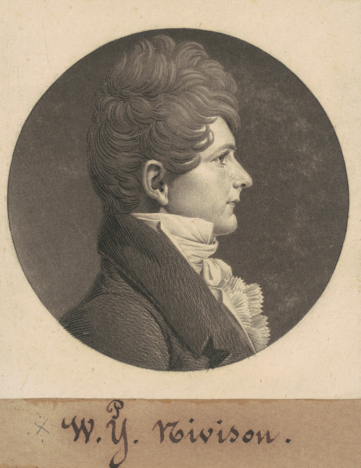 John Garland Mosby by Charles B. J. Févret de Saint-Mémin