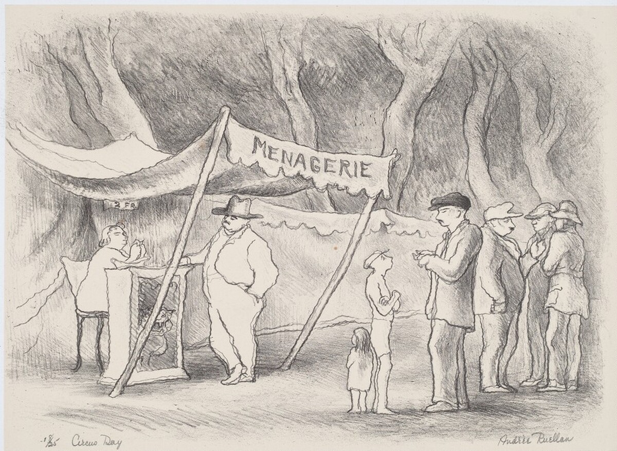 Circus Day (St. Tropez) by Andrée Ruellan