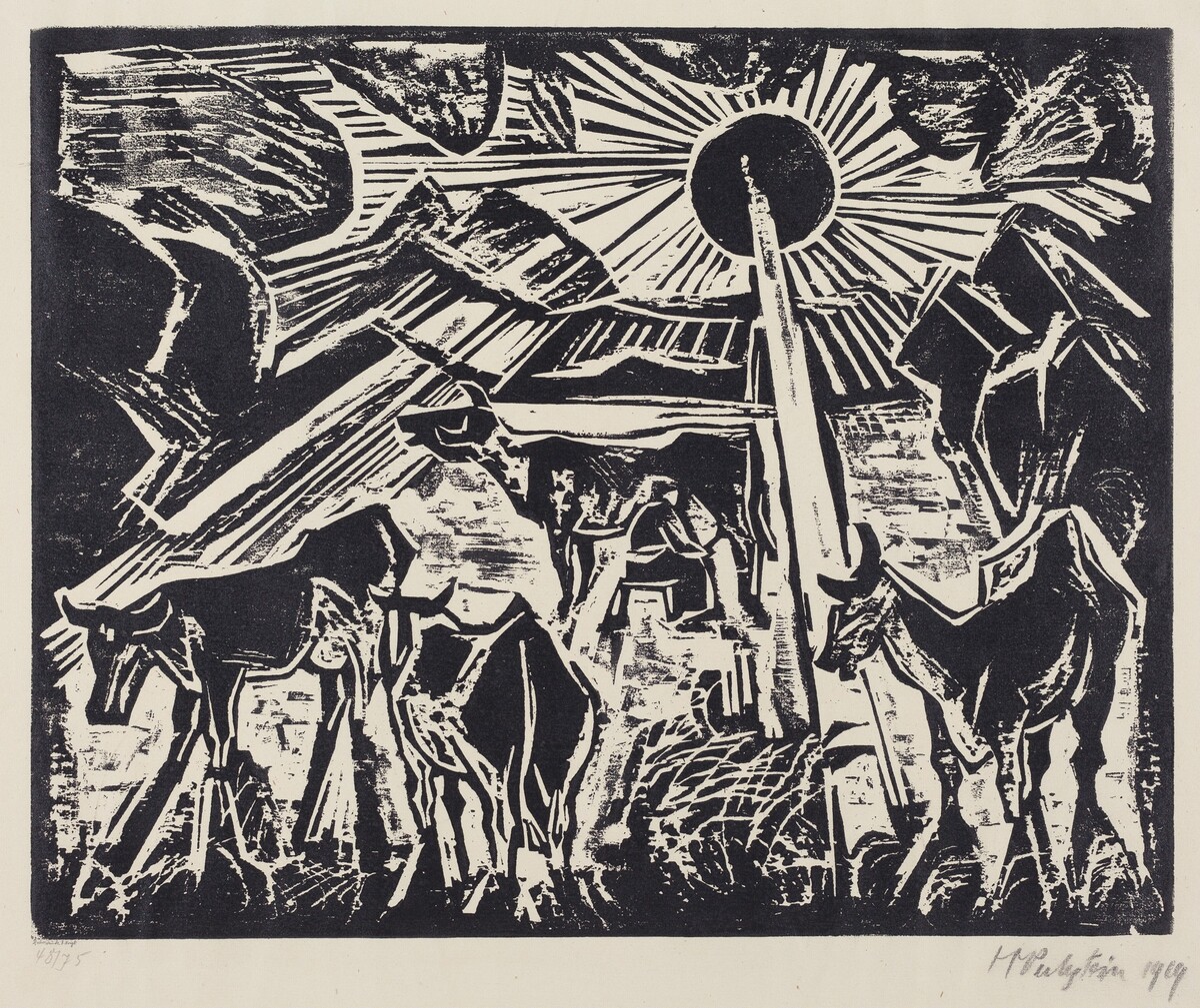 Evening by Max Pechstein