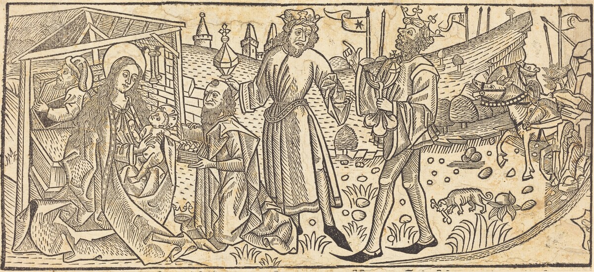 The Adoration of the Magi by German 15th Century