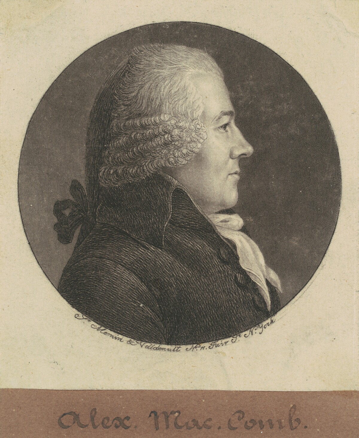Alexander Macomb by Charles B. J. Févret de Saint-Mémin