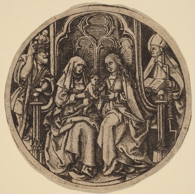 Madonna and Child with Saints Christopher and Erasmus