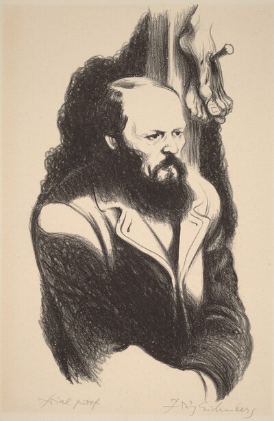 Dostoevsky [illustration for Book V, chap. V: The Grand Inquis]