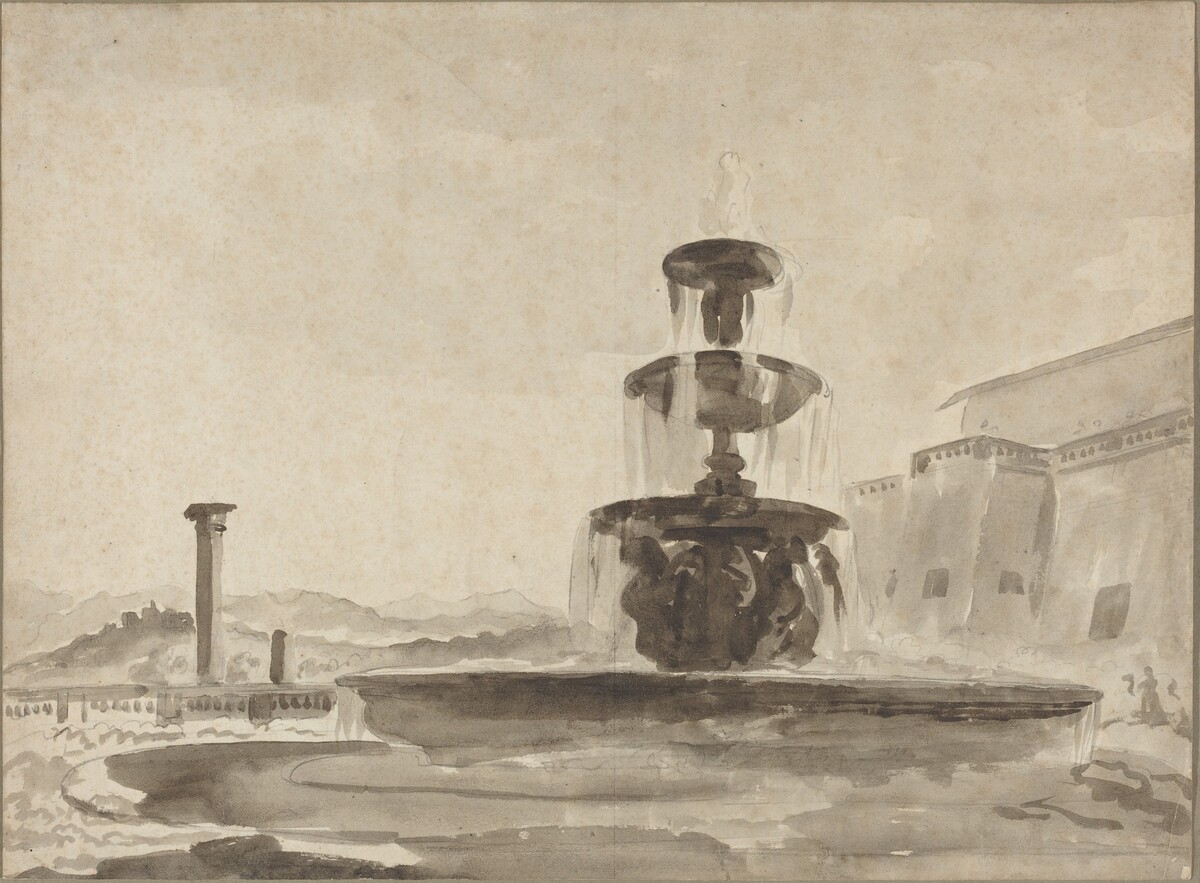 The Fountain by French 18th Century