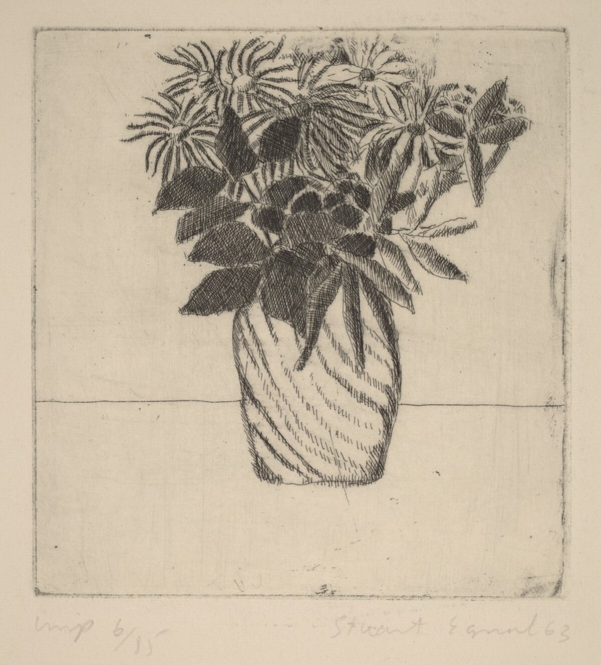 Vase of Flowers by Stuart Egnal