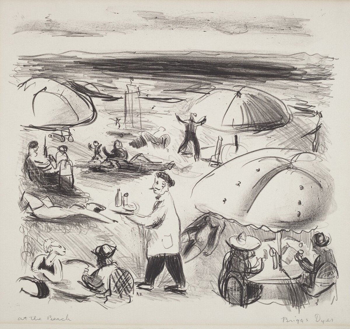 At the Beach by Briggs Dyer