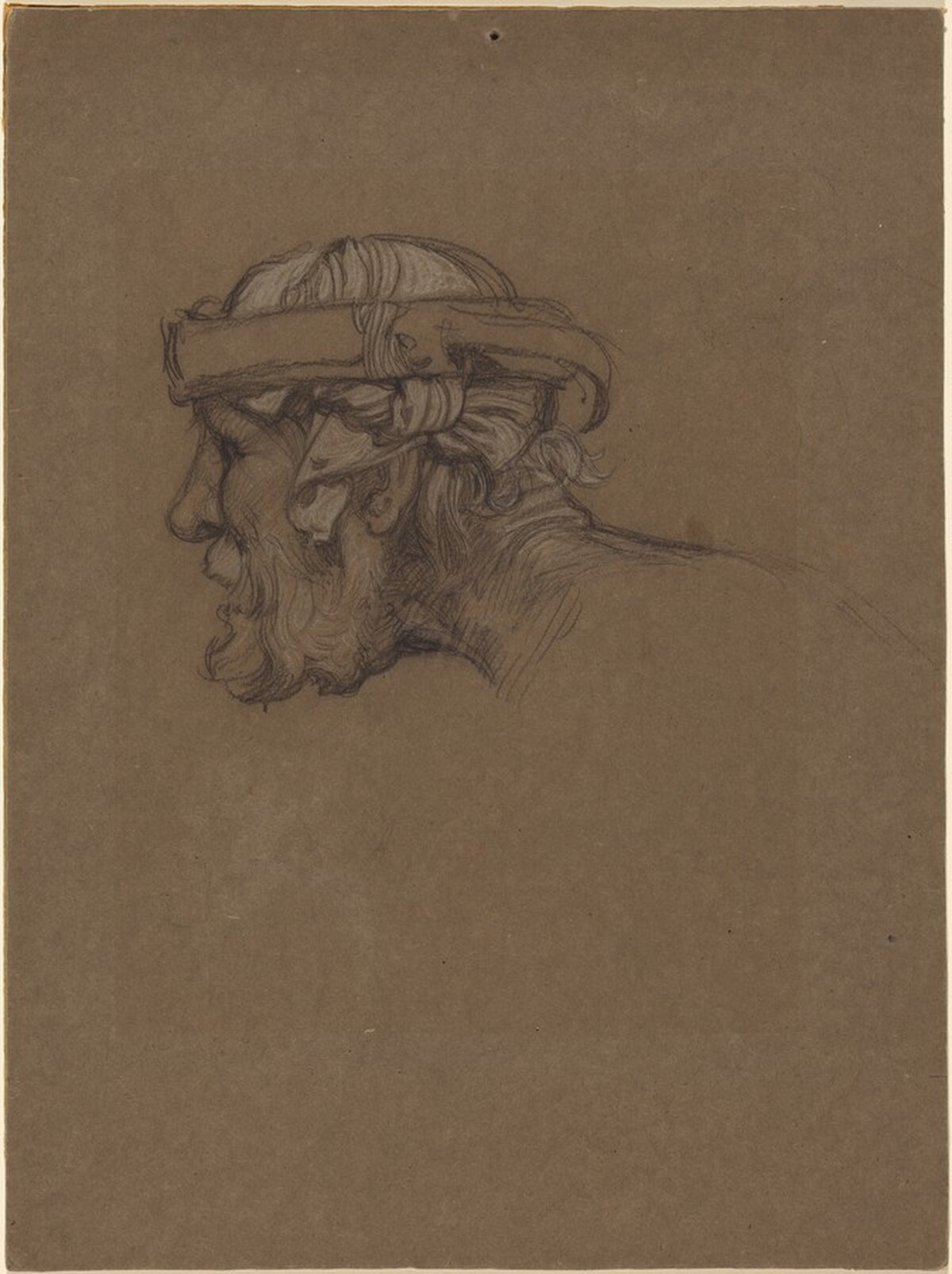 Head of an Old Man by Frank Brangwyn