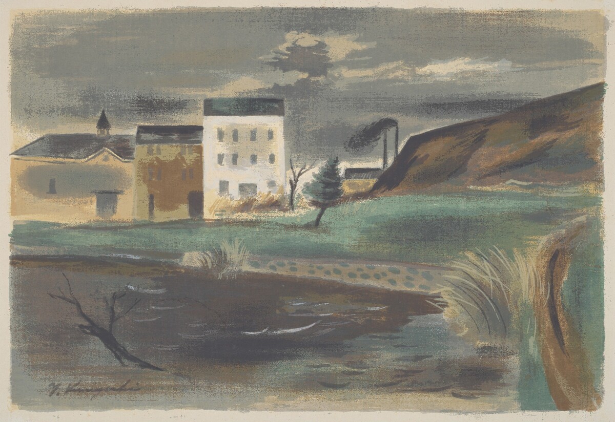 The Little Pond by Yasuo Kuniyoshi