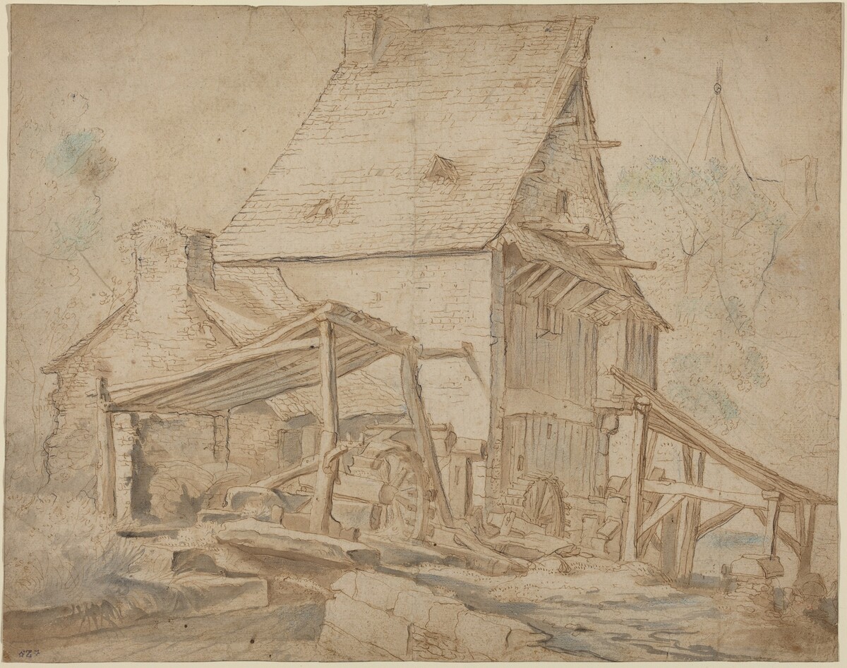 An Old Water Mill by Cornelis Willaerts