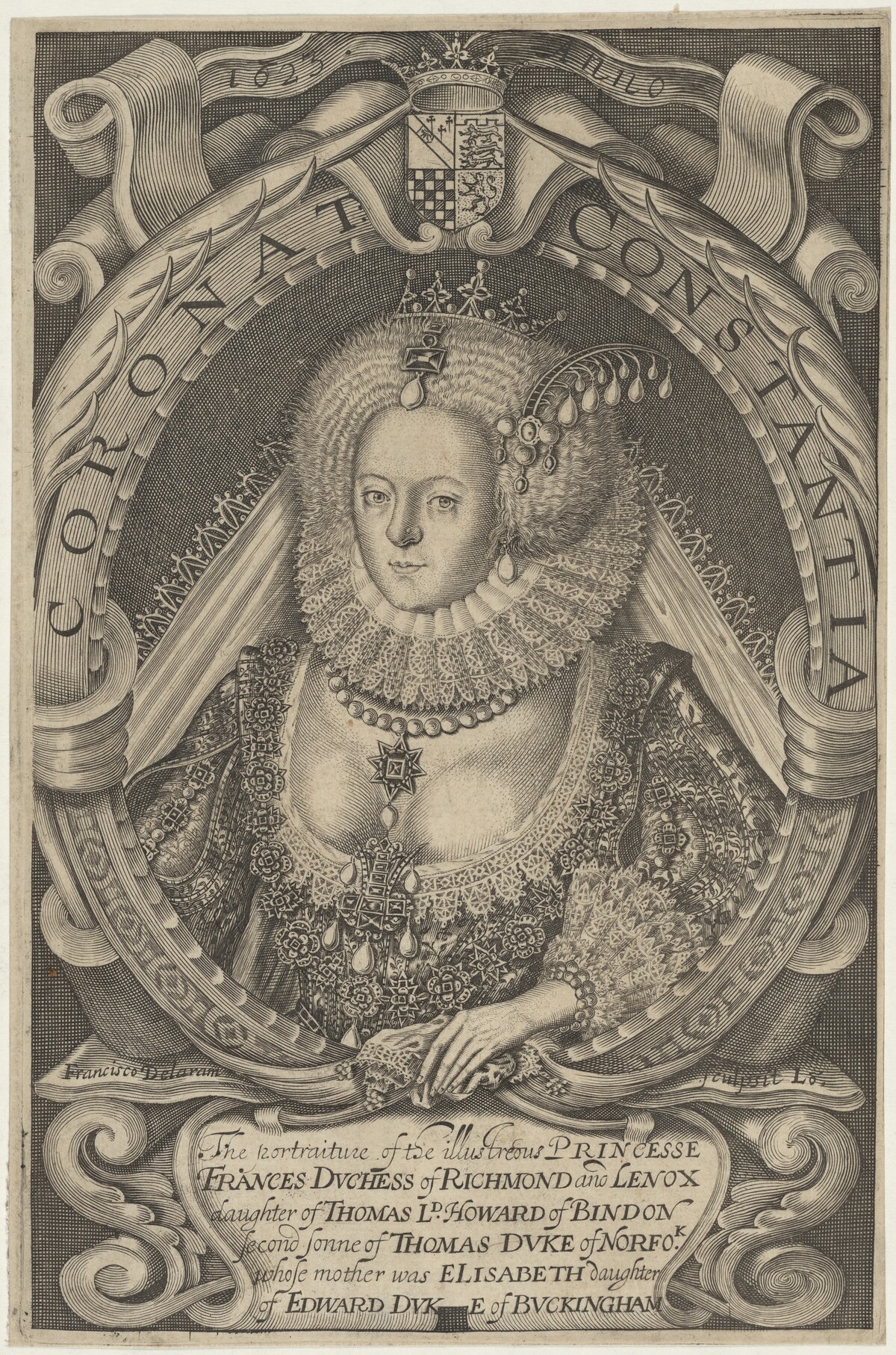 Frances Howard, Duchess of Richmond by Francis Delaram