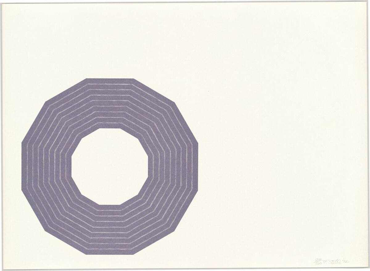 Kay Bearman by Frank Stella