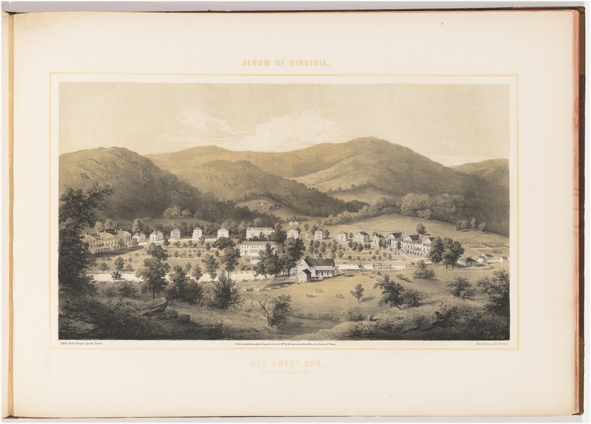 Old Sweet Spa by Woldemar Rau, after Edward Beyer