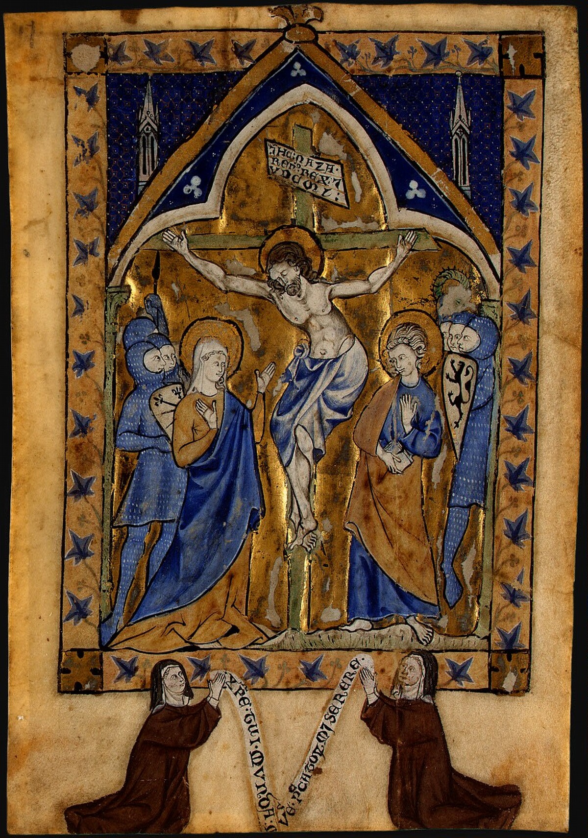 The Crucifixion by French 13th Century