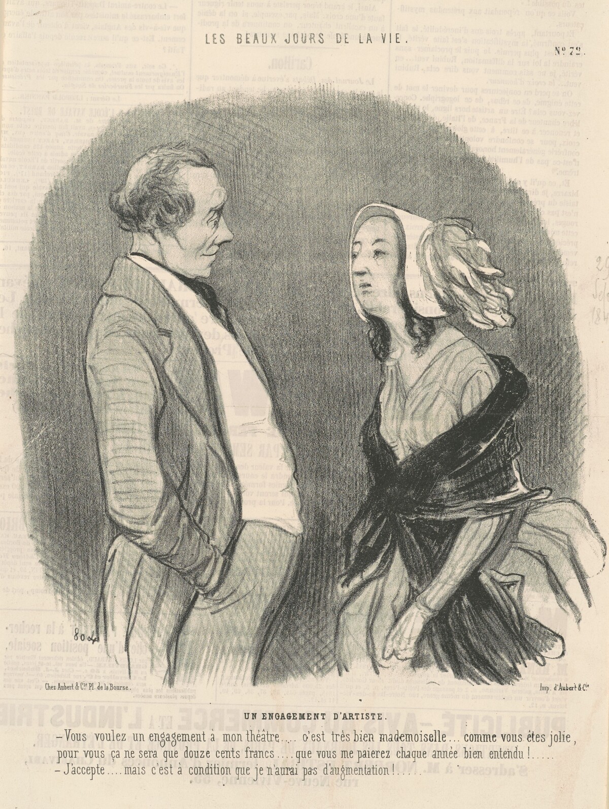 Un engagement d'artiste by Honoré Daumier