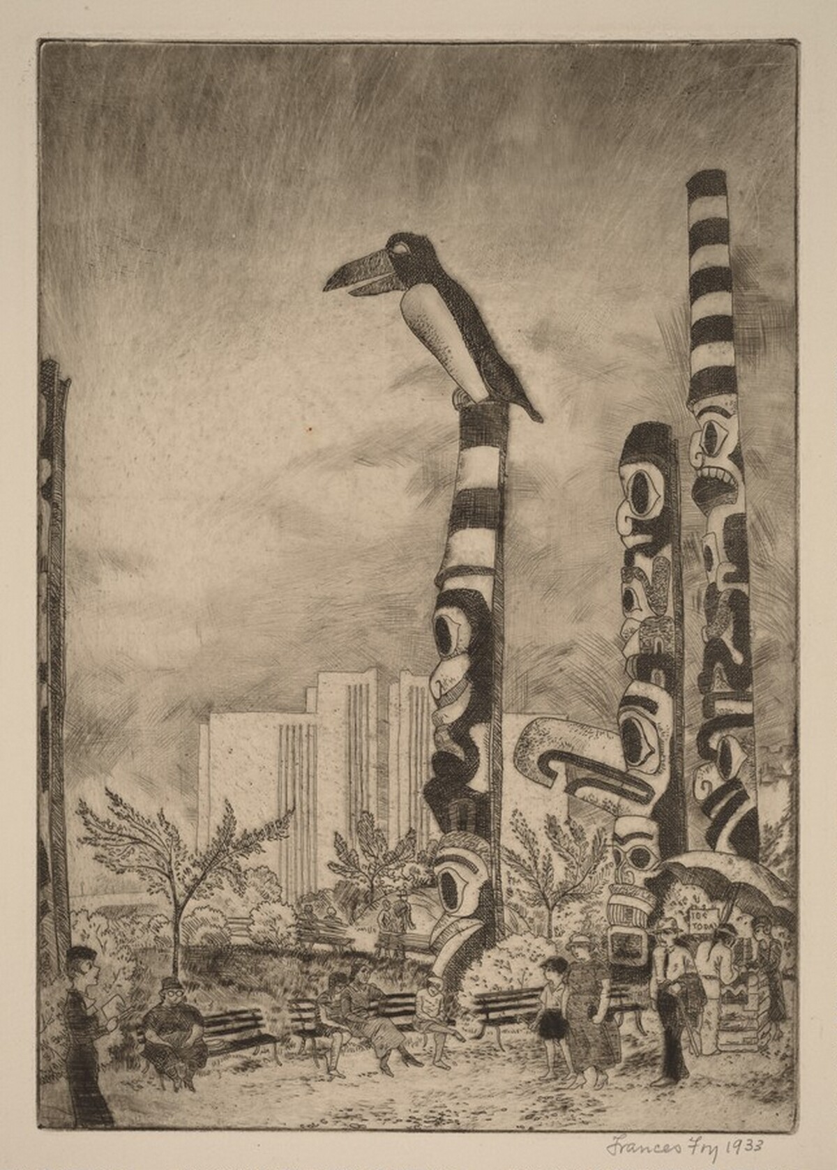 Totem Poles by Frances M. Foy