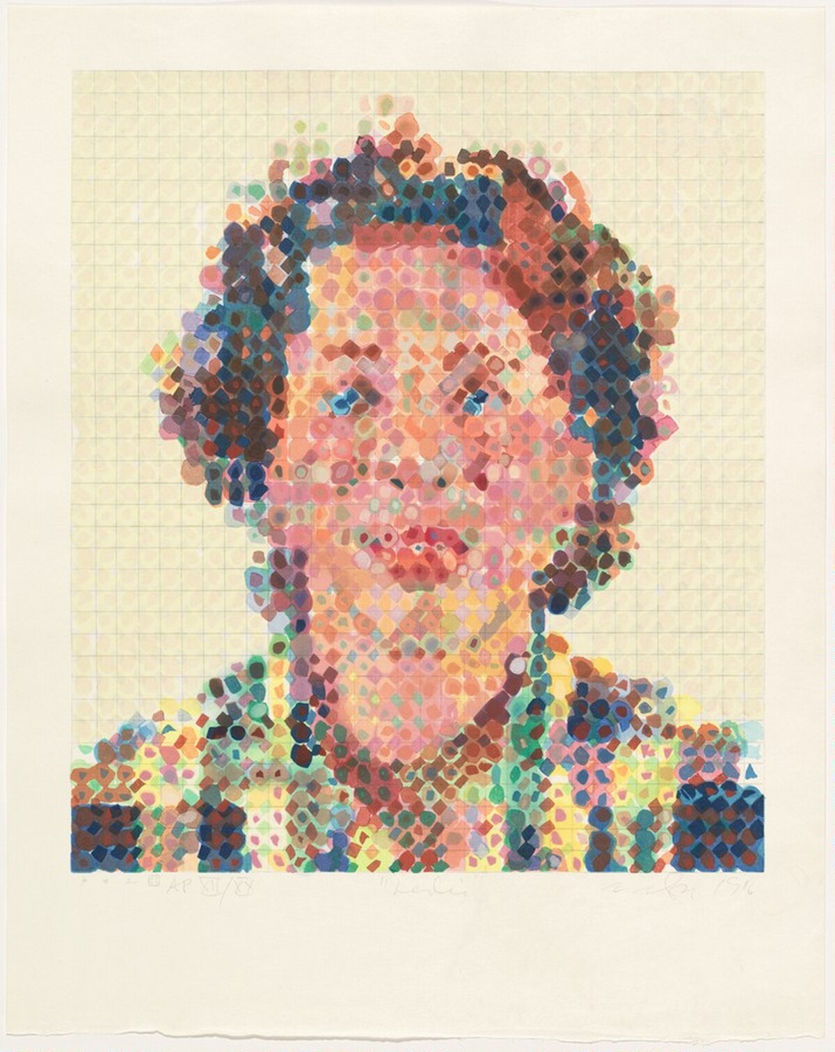 Leslie by Chuck Close