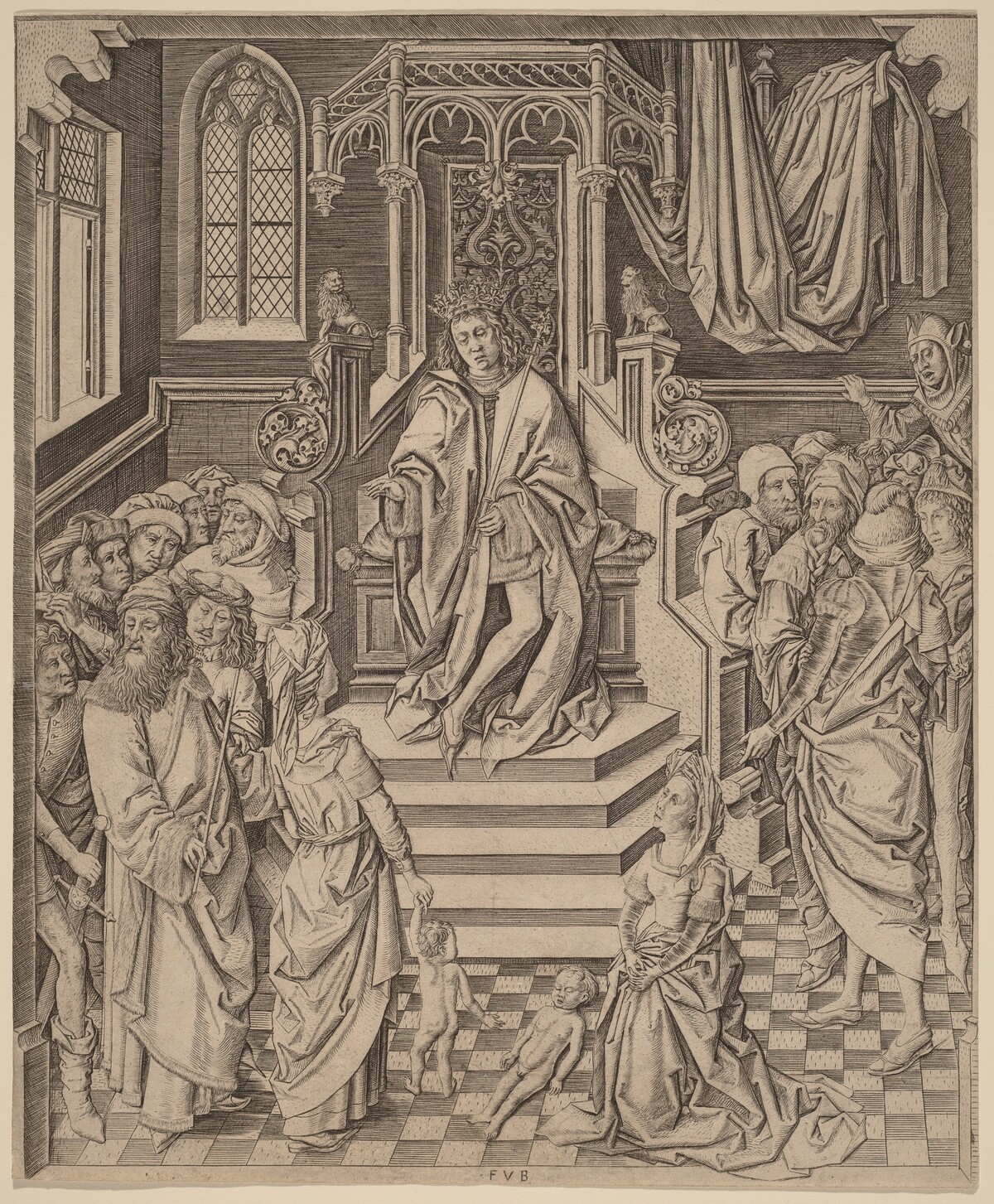 The Judgment of Solomon by Master FVB
