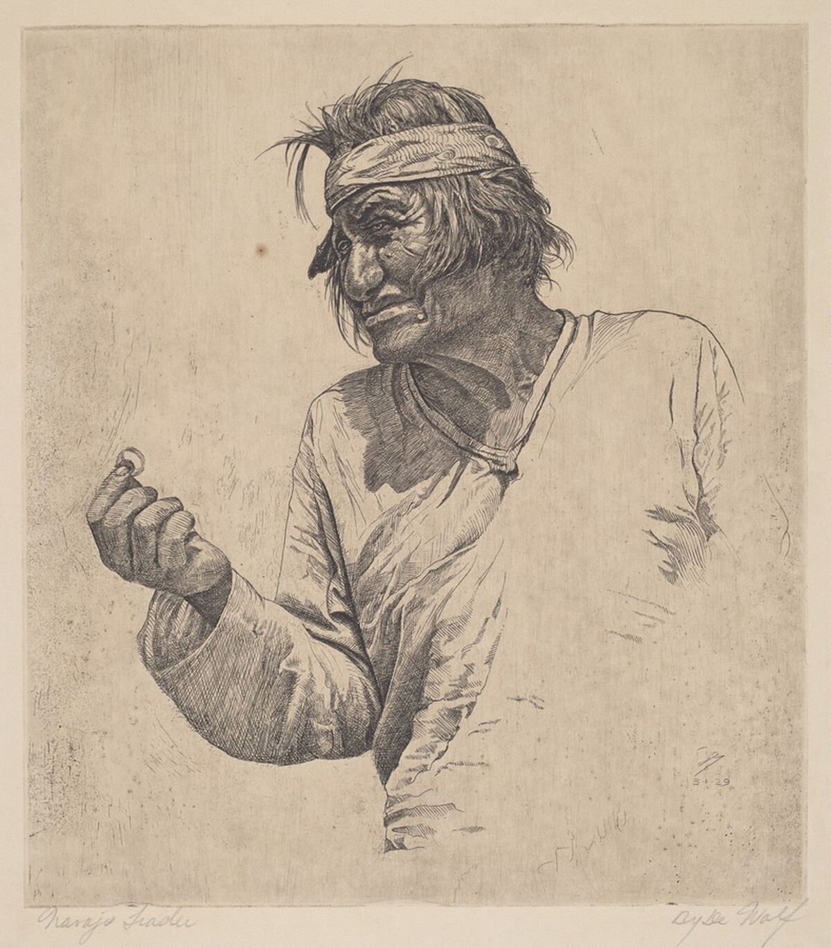 Navajo Trader by Wallace Leroy De Wolf