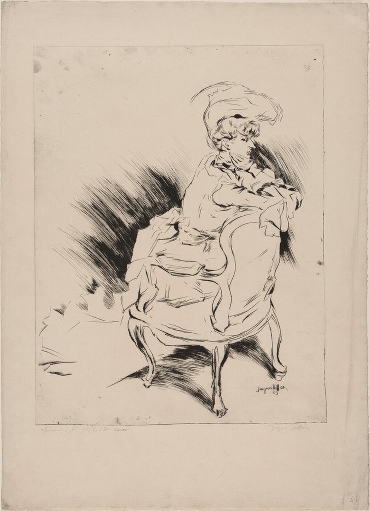 The Parisian (La Parisienne) by Jacques Villon