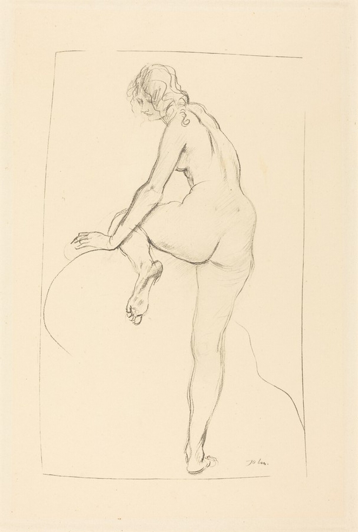 Nude by Augustus John