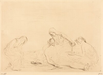 Pietà (3e planche) (Pietà) (third plate)