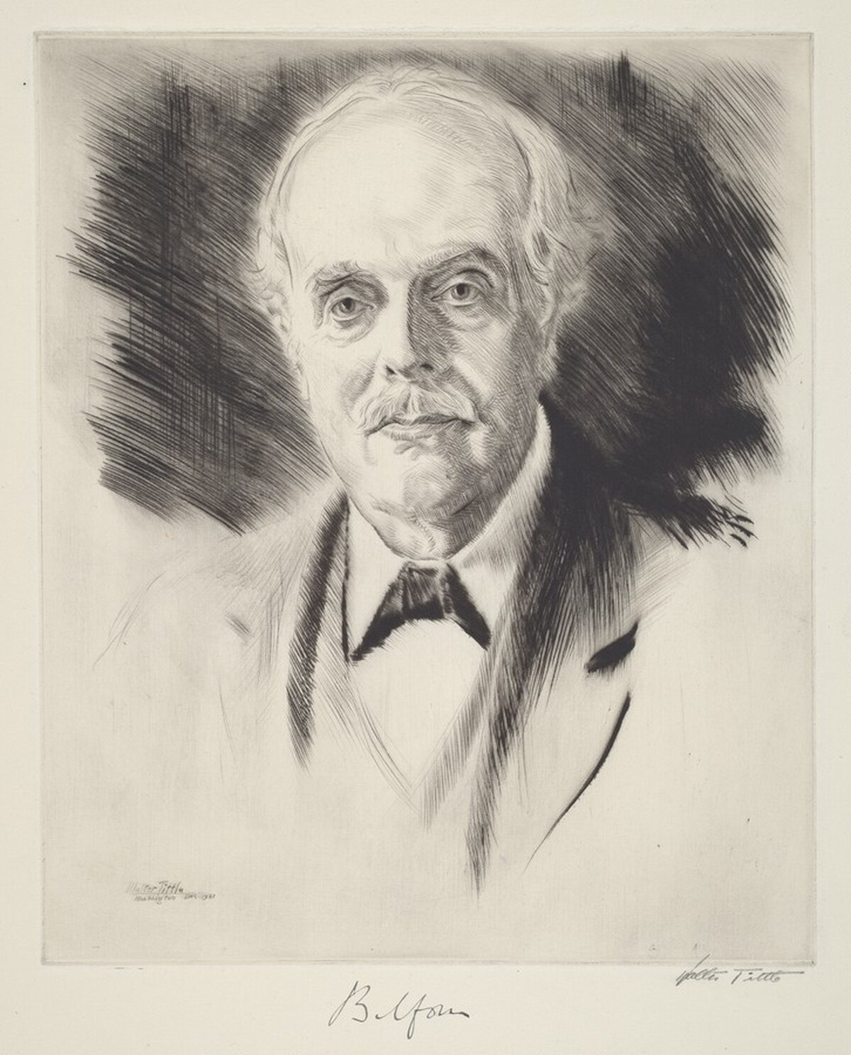 The Right Honorable Arthur James Balfour by Walter Tittle
