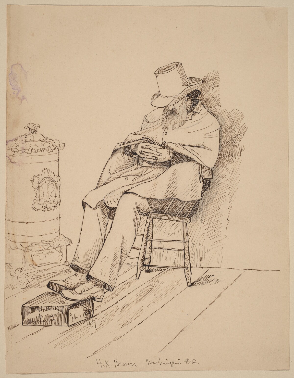 H.K. Brown by John Quincy Adams Ward