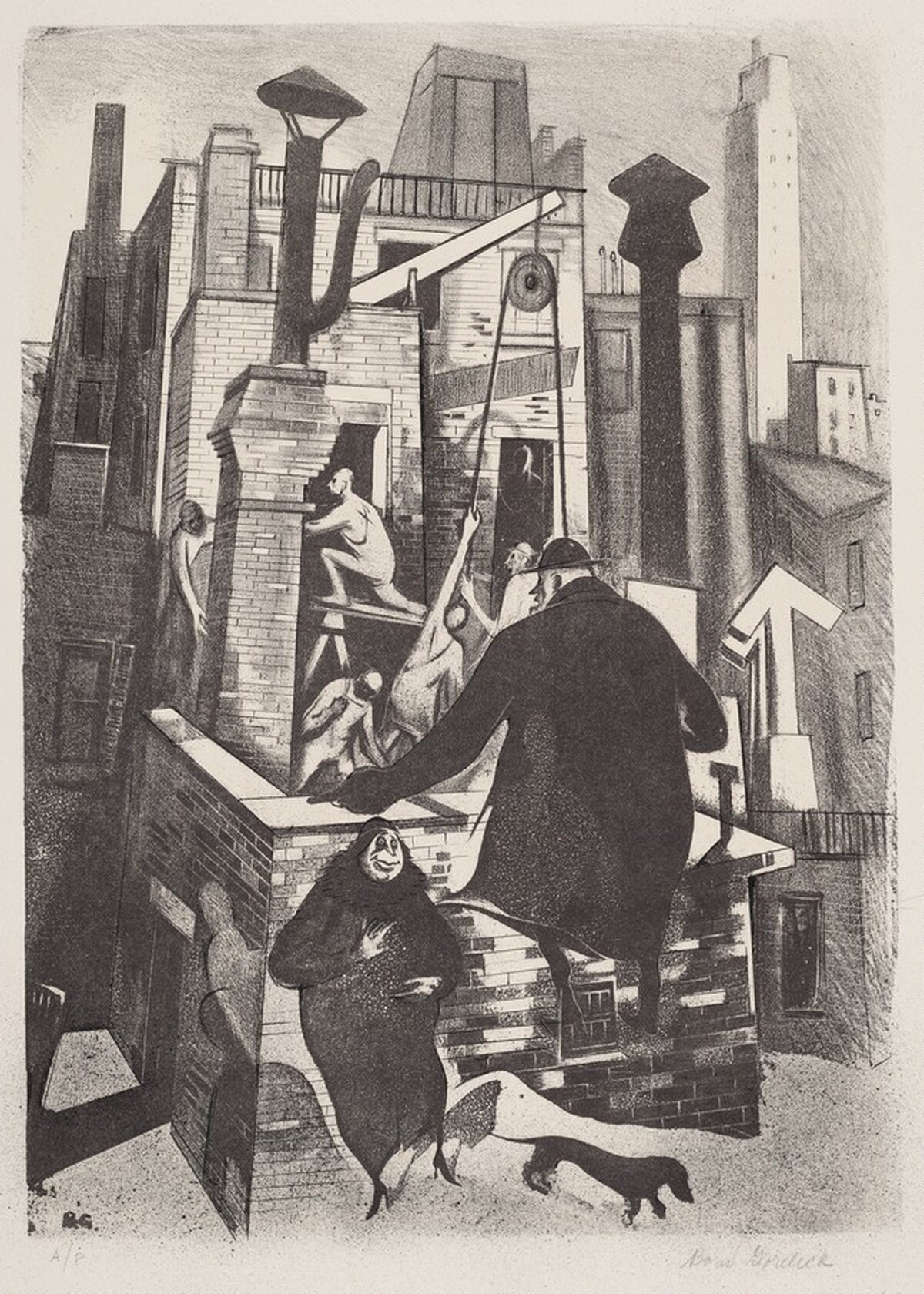 Untitled (Up on the Roof) by Boris Gorelick