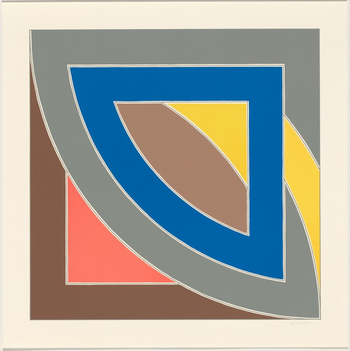 River of Ponds I by Frank Stella