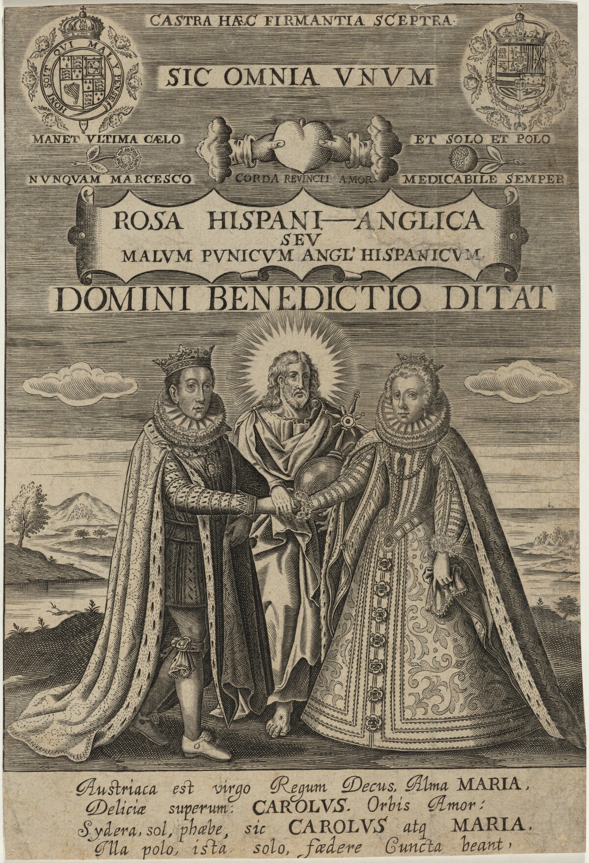 Charles I with the Infanta of Spain by Unknown Artist
