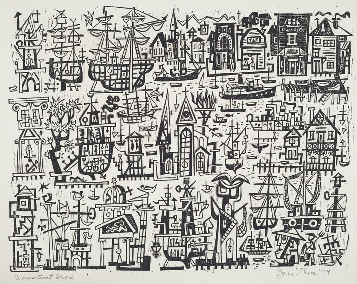 Connecticut Shore by James Flora
