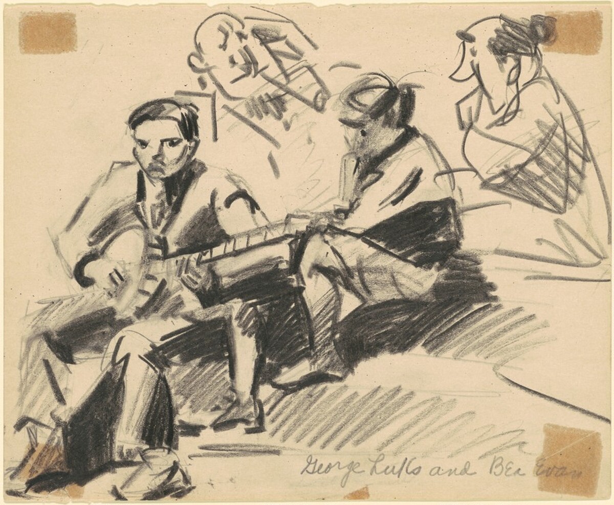 Four Figures by George Luks and Bea Evan