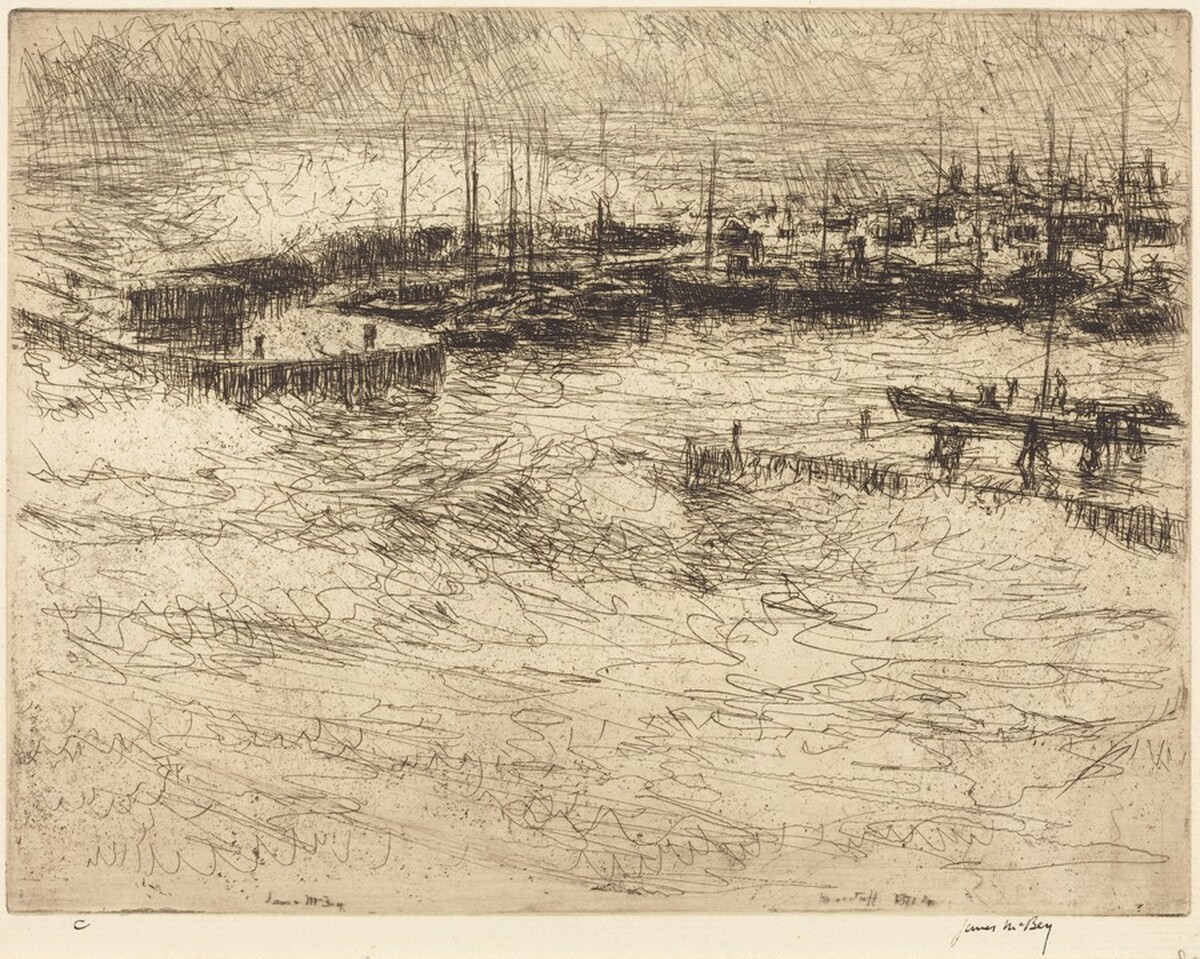 Sea and Rain by James McBey