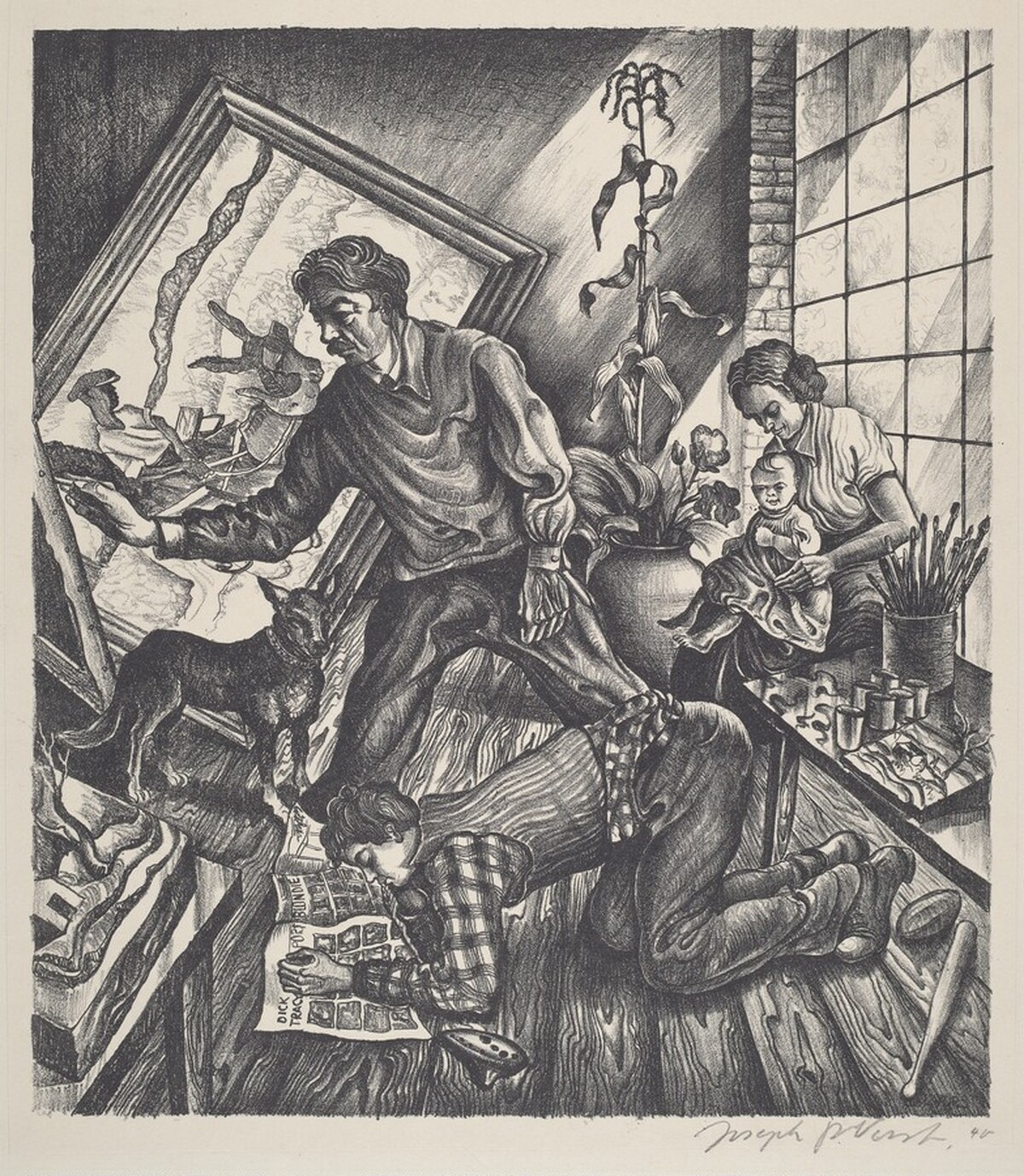 Studio (William Benton) by Joseph Paul Vorst