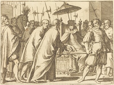 Margaret of Austria Being Carried in a Chaise